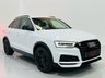 USED 2017 67 AUDI Q3 2.0 TDI Black Edition SUV 5dr Diesel Manual quattro Euro 6 (s/s) (150 ps) Glacier White | Black Part Leather S-Line Interior | Heated Seats | BOSE Audio | Black Pack | ULEZ OK