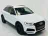 USED 2017 67 AUDI Q3 2.0 TDI Black Edition SUV 5dr Diesel Manual quattro Euro 6 (s/s) (150 ps) Glacier White | Black Part Leather S-Line Interior | Heated Seats | BOSE Audio | Black Pack | ULEZ OK
