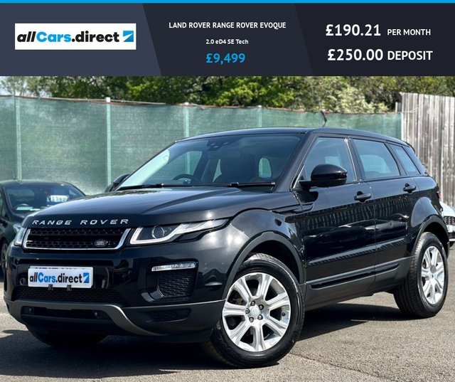 View our LAND ROVER RANGE ROVER EVOQUE