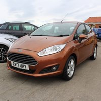 USED 2017 17 FORD FIESTA 1.25 Zetec Hatchback 5dr Petrol Manual Euro 6 (82 ps) BLUETOOTH DAB SERVICE HISTORY
