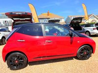 USED 2017 17 TOYOTA AYGO 1.0 VVT-i x-cite 4 Red Bi-Tone Hatchback 5dr Petrol Manual Euro 6 (68 ps) Striking Aygo X with Low Mileage and Camera