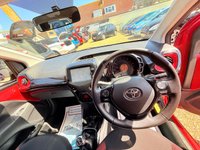 USED 2017 17 TOYOTA AYGO 1.0 VVT-i x-cite 4 Red Bi-Tone Hatchback 5dr Petrol Manual Euro 6 (68 ps) Striking Aygo X with Low Mileage and Camera