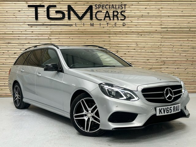 View our Mercedes-Benz E-Class 2.1 E220 BlueTEC AMG Night Edition Estate 5dr Diesel G-Tronic+ Euro 6 (s/s) (177 ps)