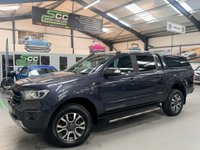 USED 2022 22 FORD RANGER 2.0 EcoBlue Wildtrak Auto 4WD Euro 6 (s/s) 4dr CANOPY + TOW PACK +REAR CAMERA