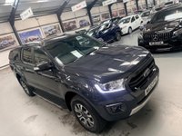 USED 2022 22 FORD RANGER 2.0 EcoBlue Wildtrak Auto 4WD Euro 6 (s/s) 4dr CANOPY + TOW PACK +REAR CAMERA