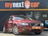 USED 2009 59 VOLVO S80 2.5T SE Lux Saloon 4dr Petrol Geartronic Euro 5 (231 ps) LOW MILES ONLY 42K + ULEZ COMPLIANT + FINISHED IN RUBY RED WITH BEIGE LEATHER SEATS + ELECTRIC SUNROOF + HEATED SEATS + CRUISE CONTROL + AIRCON + MULTIFUNCTIONAL STEERING WHEEL + ALLOY WHEELS + WOOD TRIM + ELECTRIC MEMORY SEATS + HPI CLEAR