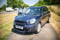 USED 2014 64 MINI COUNTRYMAN 1.6 Cooper S SUV 5dr Petrol Auto ALL4 Euro 5 (184 ps) Low Mileage, Automatic, Cosmic Blue