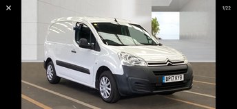 2017 CITROEN BERLINGO 1.6 BlueHDi 625 Enterprise Panel Van 5dr Diesel Manual L1 (112 g/km, 75 bhp) &pound;6995.00