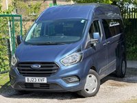 USED 2023 23 FORD TRANSIT CUSTOM 2.0 320 EcoBlue Trend Kombi Auto L2 H2 Euro 6 (s/s) 5dr (9 Seat) 9 SEATER MINIBUS-REV CAM-NAV