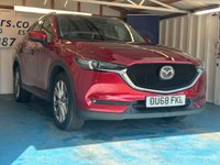 USED 2018 68 MAZDA CX-5 2.2 SKYACTIV-D Sport Nav+ SUV 5dr Diesel Manual Euro 6 (s/s) (150 ps)+2 KEYS+2 FORMER KEEPERS+PRIVACY+FSH 7 STAMPS+PARKING SENSORS+ALLOYS+FULL LEATHER HEATED SEATS+BLUETOOTH+MEDIA+CLIMATE+NAV+CRUISE+REVERSE CAM+ 2 KEYS+2 FORMER KEEPERS+PRIVACY+FSH 7 STAMPS+PARKING SENSORS+ALLOYS+FULL LEATHER HEATED SEATS+BLUETOOTH+MEDIA+CLIMATE+NAV+CRUISE+REVERSE CAM+HPI CLEAR