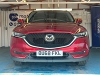 USED 2018 68 MAZDA CX-5 2.2 SKYACTIV-D Sport Nav+ SUV 5dr Diesel Manual Euro 6 (s/s) (150 ps)+2 KEYS+2 FORMER KEEPERS+PRIVACY+FSH 7 STAMPS+PARKING SENSORS+ALLOYS+FULL LEATHER HEATED SEATS+BLUETOOTH+MEDIA+CLIMATE+NAV+CRUISE+REVERSE CAM+ 2 KEYS+2 FORMER KEEPERS+PRIVACY+FSH 7 STAMPS+PARKING SENSORS+ALLOYS+FULL LEATHER HEATED SEATS+BLUETOOTH+MEDIA+CLIMATE+NAV+CRUISE+REVERSE CAM+HPI CLEAR