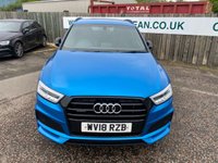 USED 2018 18 AUDI Q3 2.0 TDI Black Edition SUV 5dr Diesel S Tronic quattro Euro 6 (s/s) (184 ps) PX WELCOME FINANCE AVAILABLE