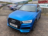 USED 2018 18 AUDI Q3 2.0 TDI Black Edition SUV 5dr Diesel S Tronic quattro Euro 6 (s/s) (184 ps) PX WELCOME FINANCE AVAILABLE