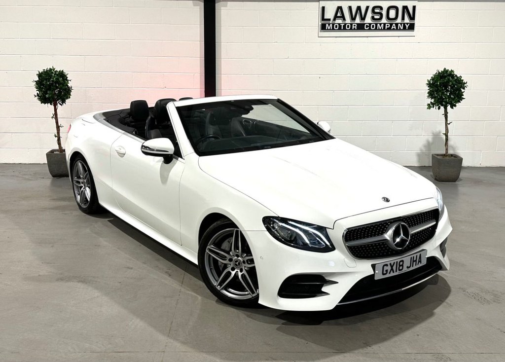 USED 2018 18 MERCEDES-BENZ E-CLASS 2.0 E220d AMG Line Cabriolet 2dr Diesel G-Tronic+ Euro 6 (s/s) (194 ps) 