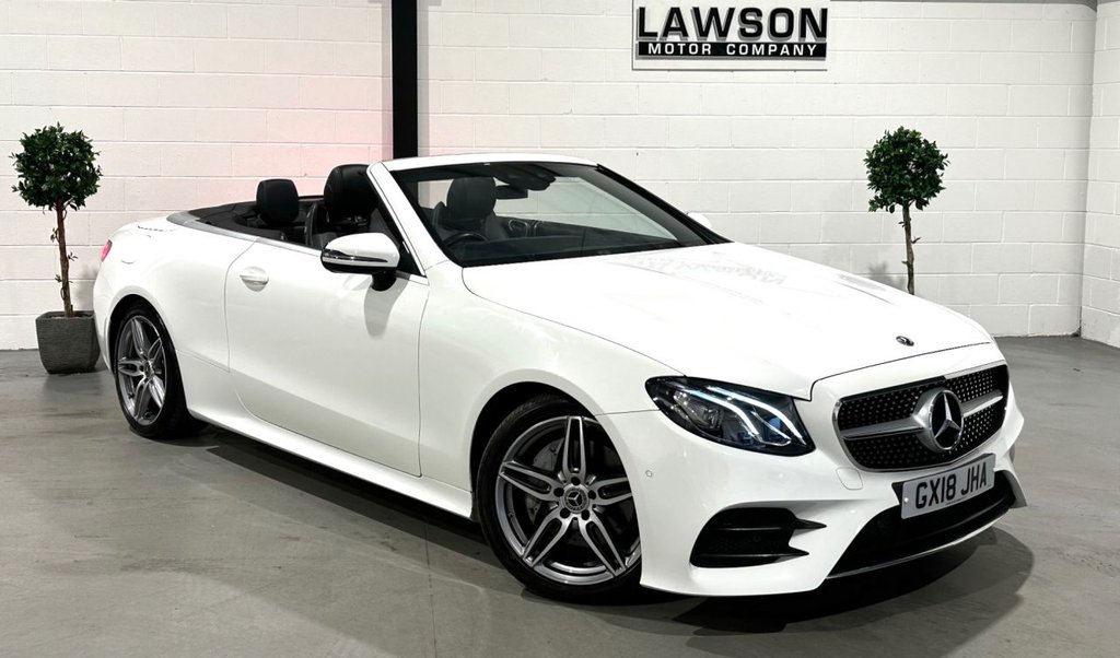 USED 2018 18 MERCEDES-BENZ E-CLASS 2.0 E220d AMG Line Cabriolet 2dr Diesel G-Tronic+ Euro 6 (s/s) (194 ps) 