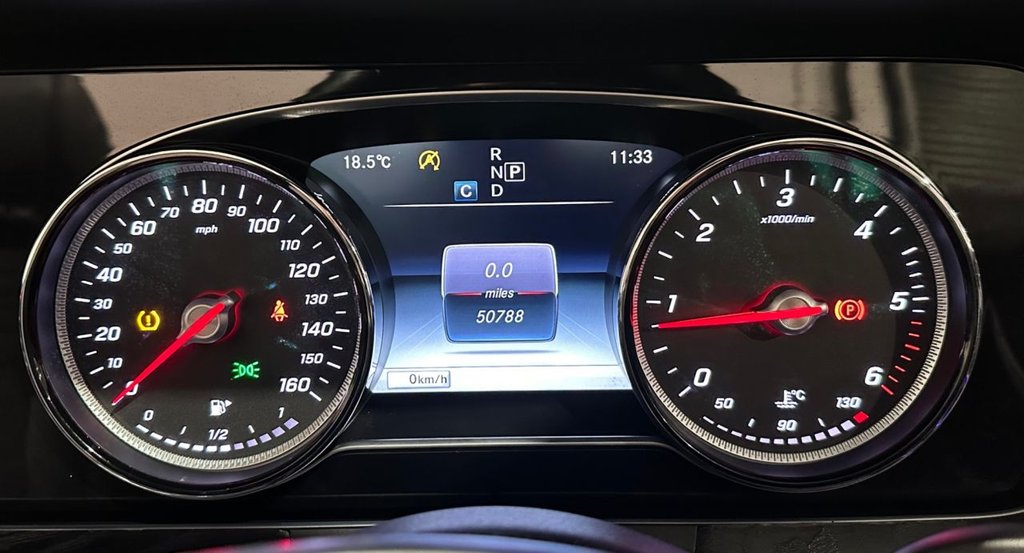 USED 2018 18 MERCEDES-BENZ E-CLASS 2.0 E220d AMG Line Cabriolet 2dr Diesel G-Tronic+ Euro 6 (s/s) (194 ps) 