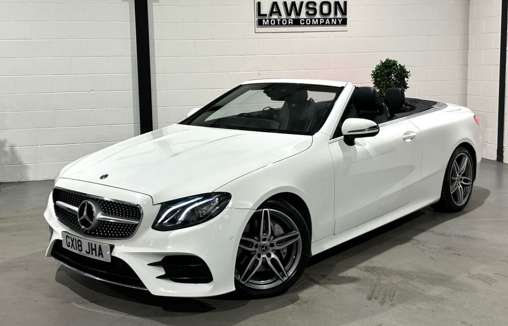 USED 2018 18 MERCEDES-BENZ E-CLASS 2.0 E220d AMG Line Cabriolet 2dr Diesel G-Tronic+ Euro 6 (s/s) (194 ps) 