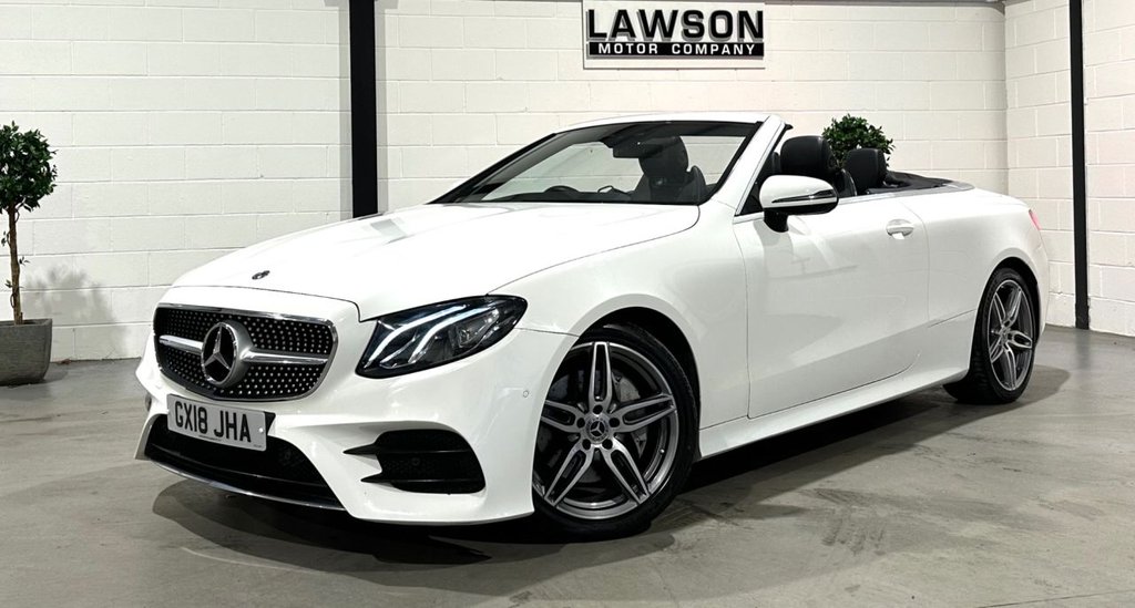 USED 2018 18 MERCEDES-BENZ E-CLASS 2.0 E220d AMG Line Cabriolet 2dr Diesel G-Tronic+ Euro 6 (s/s) (194 ps) 