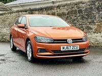 USED 2018 67 VOLKSWAGEN POLO 1.0 TSI SE Hatchback 5dr Petrol Manual Euro 6 (s/s) (95 ps) 2 OWNERS FROM NEW+5 SERVICE STAMPS+LOW COST INSURANCE+APPLE CARPLAY+AIR CONDITIONING+FINANCE AVAILABLE ON THIS CAR