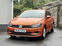USED 2018 67 VOLKSWAGEN POLO 1.0 TSI SE Hatchback 5dr Petrol Manual Euro 6 (s/s) (95 ps) 2 OWNERS FROM NEW+5 SERVICE STAMPS+LOW COST INSURANCE+APPLE CARPLAY+AIR CONDITIONING+FINANCE AVAILABLE ON THIS CAR