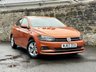 USED 2018 67 VOLKSWAGEN POLO 1.0 TSI SE Hatchback 5dr Petrol Manual Euro 6 (s/s) (95 ps) 2 OWNERS FROM NEW+5 SERVICE STAMPS+LOW COST INSURANCE+APPLE CARPLAY+AIR CONDITIONING+FINANCE AVAILABLE ON THIS CAR