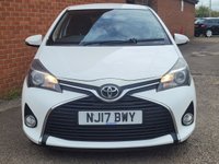 USED 2017 17 TOYOTA YARIS 1.0 VVT-i Icon Hatchback 3dr Petrol Manual Euro 6 (69 ps) 1 LADY OWNER - REAR CAMERA - &pound;20 ROAD TAX