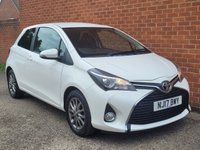 USED 2017 17 TOYOTA YARIS 1.0 VVT-i Icon Hatchback 3dr Petrol Manual Euro 6 (69 ps) 1 LADY OWNER - REAR CAMERA - &pound;20 ROAD TAX