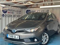 USED 2018 18 TOYOTA AURIS 1.8 VVT-h Icon Hatchback 5dr Petrol Hybrid CVT Euro 6 (s/s) (136 ps)+2 KEYS+1 OWNER FROM NEW+ALLOYS+FSH 7 STAMPS+PARK CONTROL+CLIMATE+AIRCON+USB+AUX+HPI CLEAR+VOSA HISTORY+ 2 KEYS+1 OWNER FROM NEW+ALLOYS+FSH 7 STAMPS+PARK CONTROL+CLIMATE+AIRCON+USB+AUX+HPI CLEAR