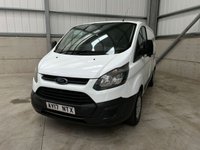 USED 2017 17 FORD TRANSIT CUSTOM 2.0 TDCI 105PS L1 H1 - NO VAT 1 OWNER, 1 YEAR MOT, VALUE VAN