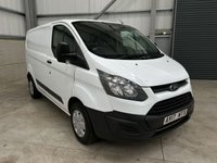 USED 2017 17 FORD TRANSIT CUSTOM 2.0 TDCI 105PS L1 H1 - NO VAT 1 OWNER, 1 YEAR MOT, VALUE VAN