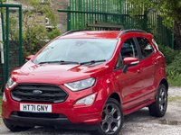 USED 2022 71 FORD ECOSPORT 1.0T EcoBoost ST-Line Euro 6 (s/s) 5dr REV CAM-SENSORS-SAT NAV-DAB