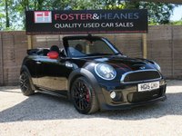 USED 2015 15 MINI CONVERTIBLE 1.6 John Cooper Works Convertible 2dr Petrol Manual Euro 5 (s/s) (211 ps) 2 OWNERS, KARMAN KARDON, SAT NAV