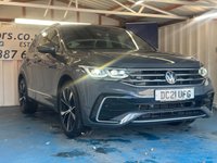 USED 2021 21 VOLKSWAGEN TIGUAN 1.5 TSI R-Line SUV 5dr Petrol DSG Euro 6 (s/s) (150 ps)+2 KEYS+1 OWNER FROM NEW+ALLOYS+HISTORY+FULL LEATHER HEATED SEATS+CLIMATE+PARK CONTROL+DIGITAL DASH+MEDIA+BLUETOOTH+NAV+CRUISE+ 2 KEYS+1 OWNER FROM NEW+ALLOYS+HISTORY+FULL LEATHER HEATED SEATS+CLIMATE+PARK CONTROL+DIGITAL DASH+MEDIA+BLUETOOTH+NAV+CRUISE+HPI CLEAR