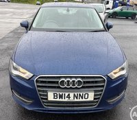 USED 2014 14 AUDI A3 1.4 TFSI SE Hatchback 3dr Petrol Manual Euro 5 (s/s) (122 ps) STUNNING CAR INSIDE AND OUT WITH LOW MILEAGE, A LONG MOT AND VERY GOOD SERVICE HISTORY. HPI CLEAR, 2 X KEYS, 1 PREVIOUS OWNER. ALLOYS, BLUETOOTH, AIR CON, DAB RADIO, ELECTRIC WINDOWS!