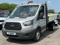 USED 2018 67 FORD TRANSIT 2.0 350 Tipper 2dr Diesel Manual RWD L2 (130 ps)  **NO VAT- Tipper - 1 Owner - FSH** Chassis Cab