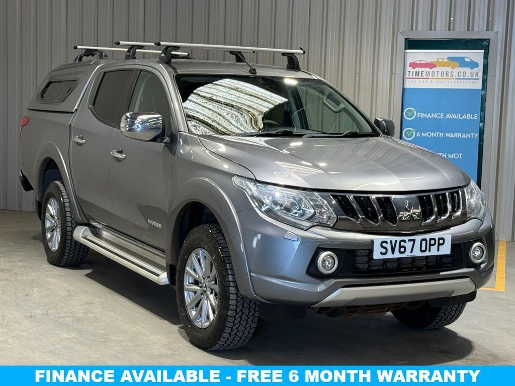 Grey 2017 Mitsubishi L200 2.4DI-D Warrior (178bhp) (EU6) auto Pickup Truck Four-wheel drive Automatic