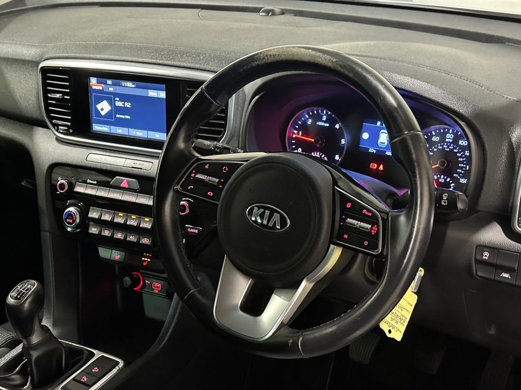 USED 2019 69 KIA SPORTAGE 1.6 CRDi EcoDynamics+ 2 SUV 5dr Diesel Hybrid Manual Euro 6 (s/s) (134 bhp) 