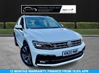 USED 2020 20 VOLKSWAGEN TIGUAN 2.0 TDI R-Line Tech SUV 5dr Diesel DSG 4Motion Euro 6 (s/s) (190 ps) HERE AT MOTOR SWITCH YOUR NEW MOTOR IS JUST A SWITCH AWAY WITH THIS VOLKSWAGEN TIGUAN TDI R-LINE TECH SUV 5DR 2.0 DIESEL DSG 4MOTION EURO 6 AUTOMATIC, WHICH COMES WITH A FULL 12 MONTHS NATIONWIDE WARRANTY AND ALSO COMES WITH A MOT UNTIL 04TH FEBRUARY 2028, THIS VEHICLE WILL ALSO BE FRESHLY SERVICED BEFORE IT LEAVES US TO BRING IT BACK UP TO DATE, WITH ONLY 2 FORMER KEEPERS, FINANCE AVAILABLE FROM 11.9% APR, DELIVERY AVAILABLE, PART EX WELCOME, FULLY VALETED USING AUTO SMART PRODUCTS, HPI CLEAR