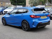 USED 2020 70 BMW 1 SERIES 2.0 128ti 5d Auto 265 S/S FINISHED IN MISANO BLUE WITH ANTHRACITE INTERIOR AND RED ACCENTS, FACTORY OPTIONAL EXTRAS ARE 19 INCH ALLOY WHEELS SUN PROTECTION GLAZING BMW LIVE COCKPIT PROFESSIONAL 128ti PRO PACK TECHNOLOGY PACK HARMON KARDON LOUD SPEAKER SYSTEM BMW ADAPTIVE LED HEADLIGHTS ENHANCED BLUETOOTH WITH WIRELESS CHARGING PARK ASSISTANT AND HEAD-UP DISPLAY