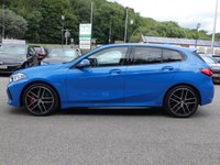 USED 2020 70 BMW 1 SERIES 2.0 128ti 5d Auto 265 S/S FINISHED IN MISANO BLUE WITH ANTHRACITE INTERIOR AND RED ACCENTS, FACTORY OPTIONAL EXTRAS ARE 19 INCH ALLOY WHEELS SUN PROTECTION GLAZING BMW LIVE COCKPIT PROFESSIONAL 128ti PRO PACK TECHNOLOGY PACK HARMON KARDON LOUD SPEAKER SYSTEM BMW ADAPTIVE LED HEADLIGHTS ENHANCED BLUETOOTH WITH WIRELESS CHARGING PARK ASSISTANT AND HEAD-UP DISPLAY