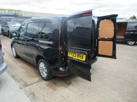 USED 2023 23 VOLKSWAGEN CADDY 2.0 TDI C20 Commerce Pro Panel Van 5dr Diesel DSG SWB Euro 6 (s/s) (122 ps) VOLKSWAGEN CADDY COMMERCE 2.0 DIESEL 120 BHP METALLIC BLACK