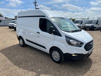 USED 2019 19 FORD TRANSIT CUSTOM 2.0 300 EcoBlue Panel Van 5dr Diesel Manual L1 H2 Euro 6 (105 ps) 69000 MILES 5 SERVICES * AIR/CON * QUALITY RACKING