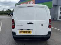 USED 2021 70 PEUGEOT PARTNER 1.5 BlueHDi 1000 Professional Standard Panel Van 5dr Diesel Manual SWB Euro 6 (100 bhp) This 2021 Peugeot Partner van has had only one owner since new, offering excellent provenance. It is a Professional Standard Panel Van SWB model, featuring a 1.5 litre BlueHDi diesel engine and meeting Euro 6 emission standards. This practical van boasts a generous cargo volume of 3900 litres, making it ideal for a variety of business needs.  With an impressive fuel economy of 56 miles per gallon, this Peugeot Partner is designed to be cost effective to run. Its low CO2 emissions.