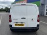 USED 2021 70 PEUGEOT PARTNER 1.5 BlueHDi 1000 Professional Standard Panel Van 5dr Diesel Manual SWB Euro 6 (100 bhp) This 2021 Peugeot Partner van has had only one owner since new, offering excellent provenance. It is a Professional Standard Panel Van SWB model, featuring a 1.5 litre BlueHDi diesel engine and meeting Euro 6 emission standards. This practical van boasts a generous cargo volume of 3900 litres, making it ideal for a variety of business needs.  With an impressive fuel economy of 56 miles per gallon, this Peugeot Partner is designed to be cost effective to run. Its low CO2 emissions.