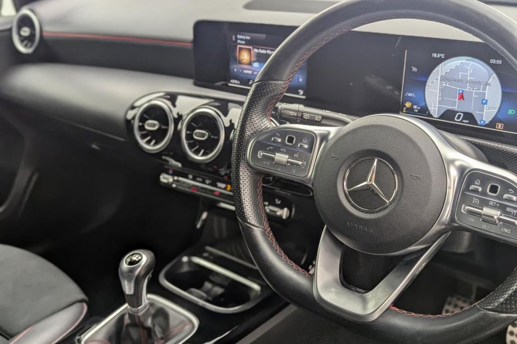 USED 2019 69 MERCEDES-BENZ A-CLASS 1.3 A180 AMG Line Hatchback 5dr Petrol Manual Euro 6 (s/s) (136 ps) Sat Nav, Rear Camera, Cruise
