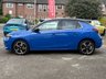 USED 2022 72 VAUXHALL CORSA 1.2 Turbo Ultimate Hatchback 5dr Petrol Auto Euro 6 (s/s) (130 ps) Finished in VOLATIC BLUE with contrasting Dark Grey Cloth Alcantara Trim. This Vauxhall Corsa is one of the most popular superminis around. This 5 door model is spacious, practical and economical. Ideal for the small family or 1st time driver. Features include Sat Nav, Apple Play, Heated Seats, Heated Steering Wheel, Rear View Camera, Cruise Control, DAB, B/Tooth, Massage Seats, Front Fogs, Alloys, 2 Keys and much more. Serviced at 24423 miles, and at 38382 miles.