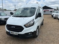 USED 2020 69 FORD TRANSIT CUSTOM 2.0 300 EcoBlue Leader Panel Van 5dr Diesel Manual L1 H2 Euro 6 (s/s) (105 ps) 68000 MILES AIR/CON QUALITY RACKING