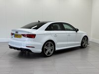 USED 2019 19 AUDI S3 2.0 TFSI Black Edition Saloon 4dr Petrol S Tronic quattro Euro 6 (s/s) (300 ps) DIGITAL DASHBOARD + BANG & OLUFSEN SPEAKERS + FLAT-BOTTOM STEERING WHEEL + BODY KIT FITTED