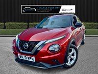 USED 2020 70 NISSAN JUKE 1.0 DIG-T N-Connecta SUV 5dr Petrol DCT Auto Euro 6 (s/s) (114 ps) HERE AT MOTOR SWITCH YOUR NEW MOTOR IS JUST A SWITCH AWAY WITH THIS NISSAN JUKE DIG-T N-CONNECTA SUV 5DR 1.0 PETROL DCT AUTOMATIC EURO 6, WHICH COMES WITH A FULL 12 MONTHS NATIONWIDE WARRANTY AND ALSO COMES WITH A FULL 12 MONTHS MOT, THIS VEHICLE ALSO HAS 4 X SERVICE HISTORY STAMPS WITH THE LAST SERVICE BEING DONE AT 42514 MILES, AND ALSO HAS LOW MILEAGE AND ONLY HAS 2 FORMER KEEPERS, FINANCE AVAILABLE FROM 11.9% APR, DELIVERY AVAILABLE, PART EX WELCOME, FULLY VALETED USING AUTO SMART PRODUCTS