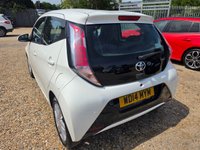 USED 2014 14 TOYOTA AYGO 1.0 VVT-i x-pression Hatchback 5dr Petrol Manual Euro 5 Euro 5 (68 ps) WHITE+NAV+DAB+CRUISE+5DR+PARTLEATHER